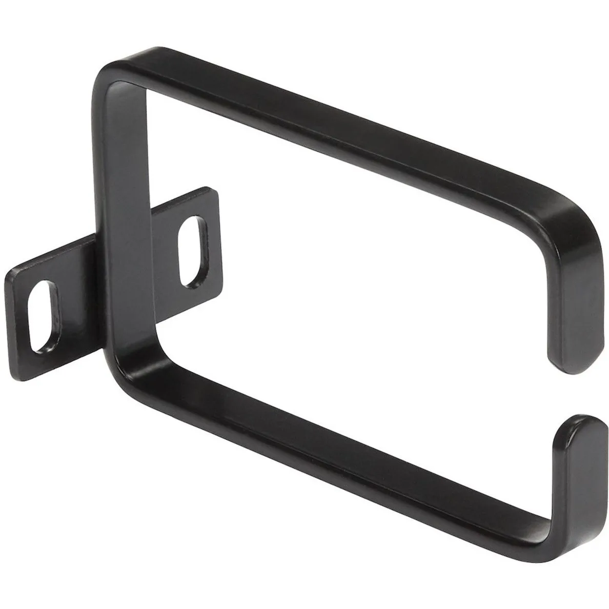 Startech 1U Vertical 2.2 x 3.9in Server Rack Cable Management D-Ring Hook w/ Flexible Opening - Network Rack-Mount Cord Organizer Ring (CMHOOK1U) - Cable management ring - black - 1U - for P/N: RACK-18U-20-WALL-OA, RACK-21U-20-WALL-OA, RACK-24U-20-WALL-OA, RK3236BKF, RKQMCAB12V2