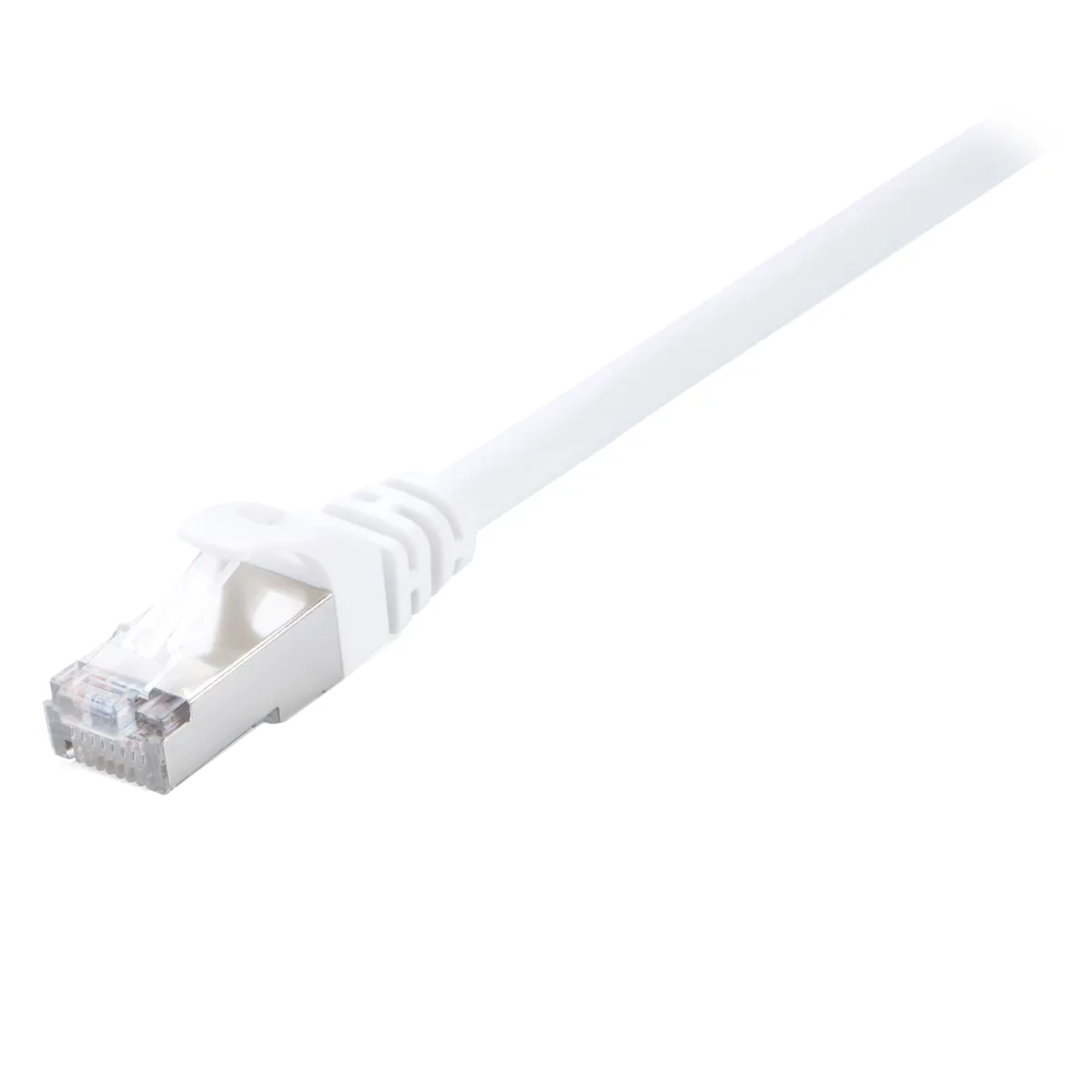 CAT6 ETHERNET WHITE STP 2M RJ45 100 COPPER SNAGLESS