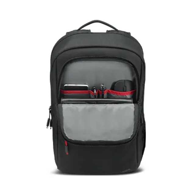 Lenovo ThinkPad Essential (Eco) - Notebook carrying backpack - 16" - black with red accents