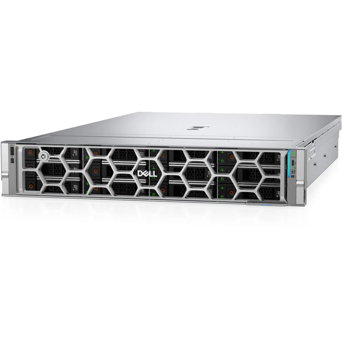 PowerEdge R570 Intel Xeon 6 Performance 6507P 3.5G, 8C/16T, 24GT/s, 48M Cache, Turbo, (150W) DDR5-6400 1x 32GB RDIMM, 6400MT/s, Dual Rank 1x 960GB SSD SATA Read Intensive 6Gbps 512e 2.5in Hot-plug AG Drive, 1 DWPD  no Graphics 2U Combo Drop-In/Stab-In Rails Riser Config 5, Rear Full Height 2x16 FH (Gen5), 1x16 FLOP OCP, 1x16 Onboard OCP PowerEdge 2U Standard Bezel  1 OCP - 1 Rear Blank, No Cable C7, Unconfigured RAID for HDDs or SSDs (Mixed Drive Types Allowed) PERC H965i Controller, Front, DC