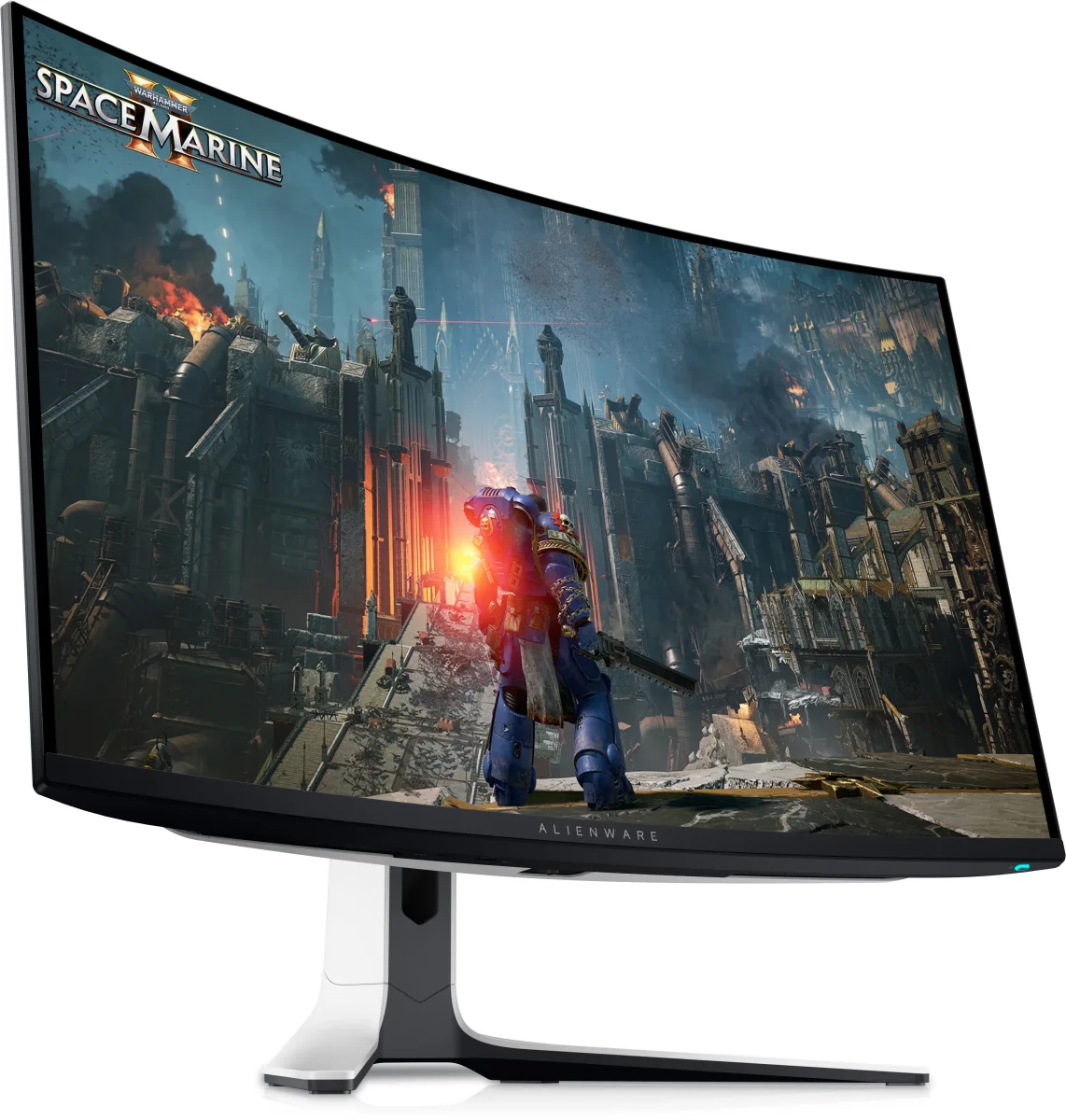 Alienware AW3225QF - OLED monitor - gaming - curved - 32" (31.62" viewable) - 3840 x 2160 4K @ 240 Hz - 1000 cd/m² - 1500000:1 - DisplayHDR 400 True Black - 0.03 ms - 2xHDMI, DisplayPort - with 3 years Advanced Exchange Basic Warranty