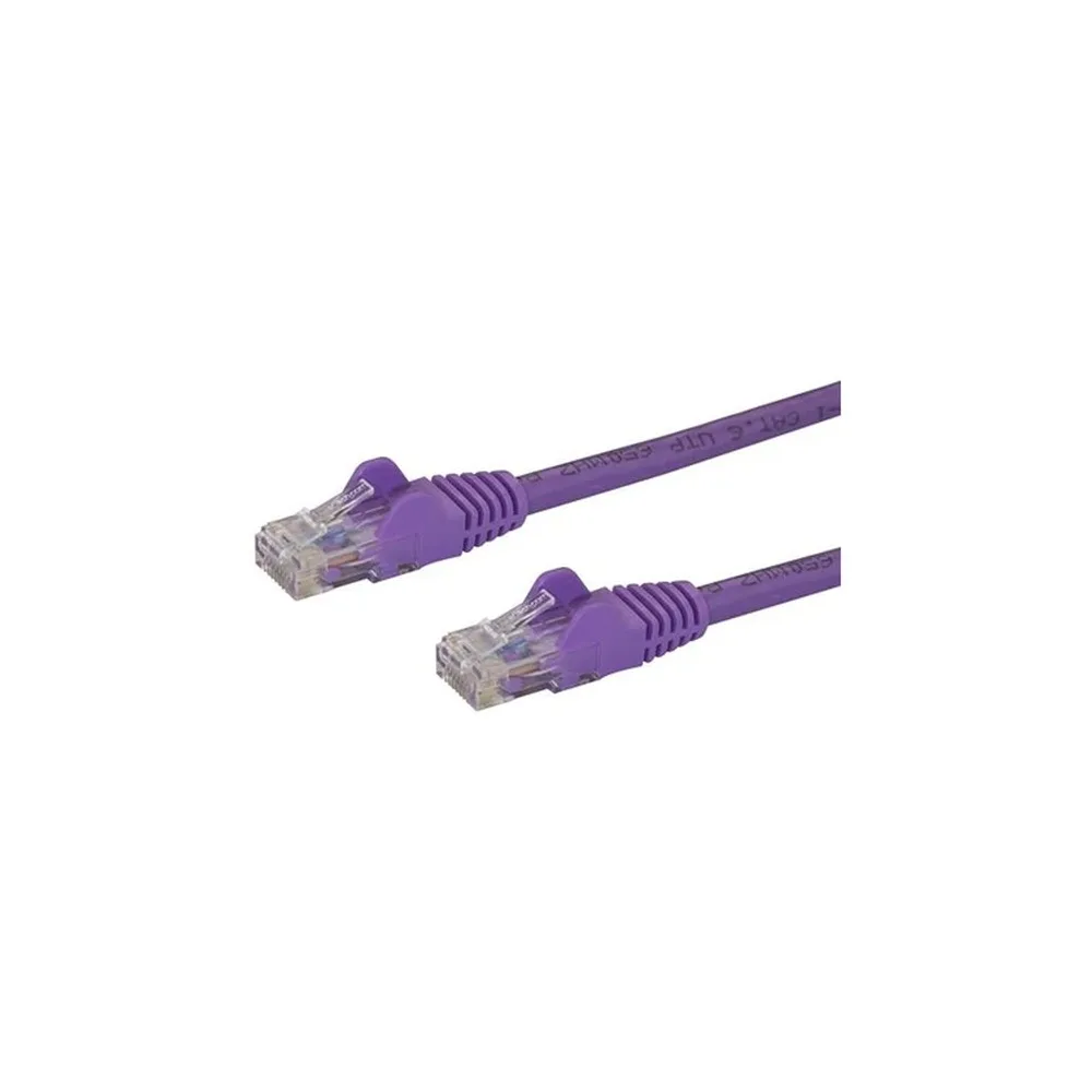 Startech 10m CAT6 Ethernet Cable, 10 Gigabit Snagless RJ45 650MHz 100W PoE Patch Cord, CAT 6 10GbE UTP Network Cable w/Strain Relief, Purple, Wiring is UL Certified/TIA - Category 6 - 24AWG (N6PATC10MPL)