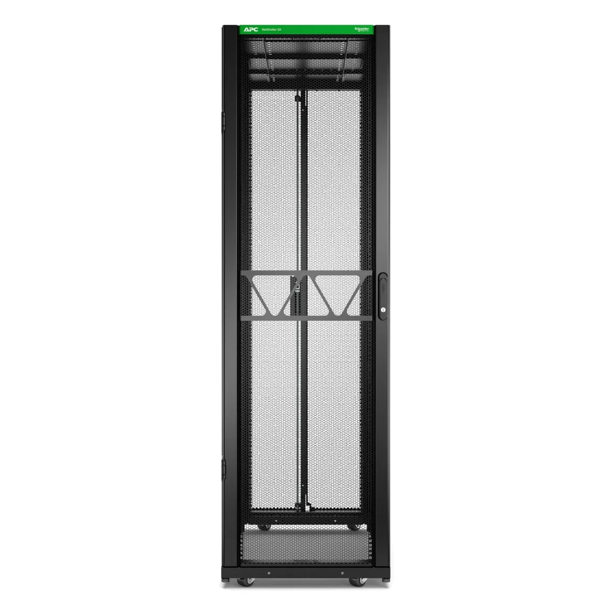APC NetShelter SX Gen 2 - Rack cabinet - 1991H x 600W x 1200D mm, with sides - floor-standing - black - 42U - 19" - TAA Compliant