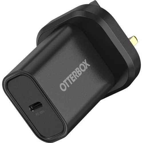 OtterBox - ProPack Packaging - power adapter - 20 watt - PD (USB-C) - black - United Kingdom