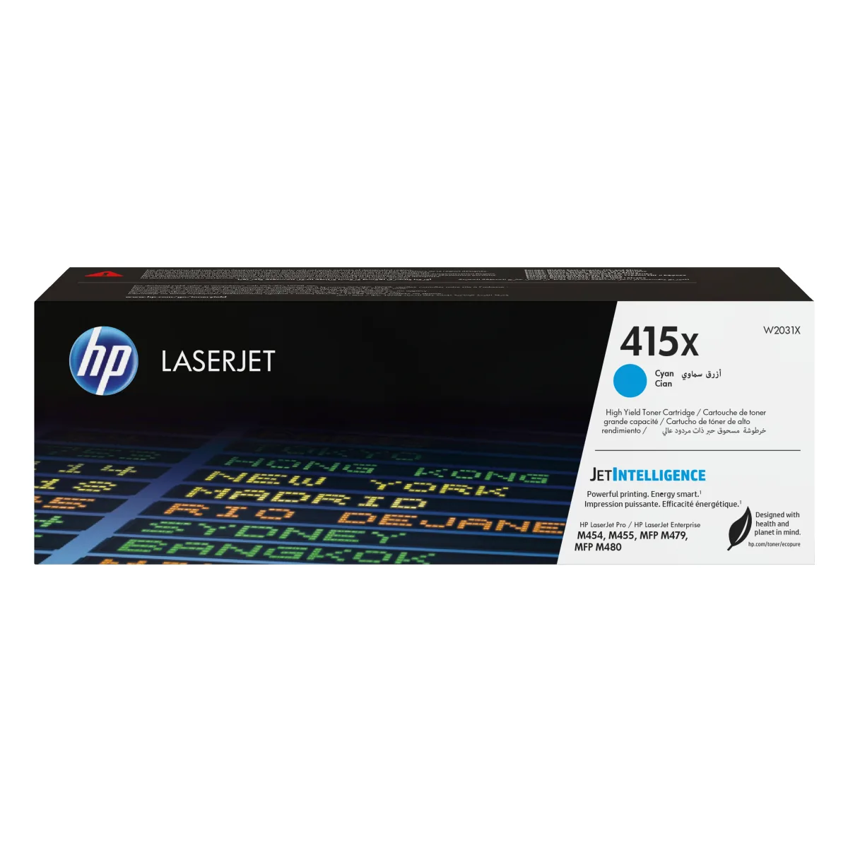 HP 415X CYAN LASERJET TONER CARTRIDGE