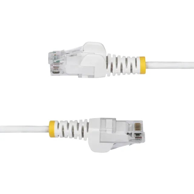 Startech 10m White Slim CAT6 Ethernet Cable, Snagless, 28AWG, LSZH - Patch cable - RJ-45 (M) to RJ-45 (M) - 10 m - 3.6 mm - UTP - CAT 5/5e/6 - IEEE 802.3bt - halogen-free, snagless - white