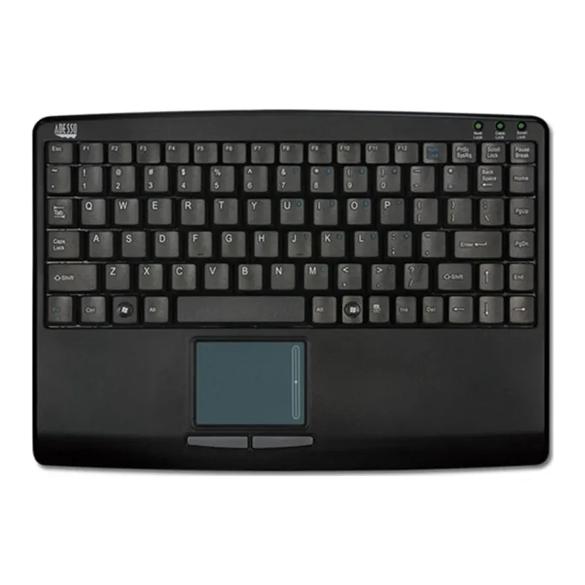 Adesso Mini Touchpad Keyboard (Black USB) AKB-410UB