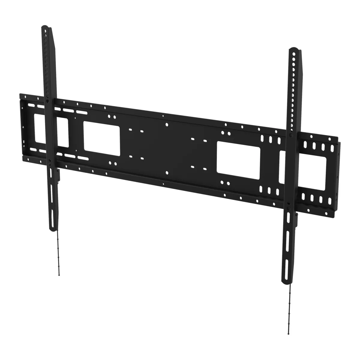 Display wall mount - heavy duty - fits display 47 to 115" with VESA sizes up to 1000 x 600 - non-tilting - suits interactive flat panels or displays - arms latch securely - 3 mm cold rolled steel - media player fixing points - swl 130 kg - black