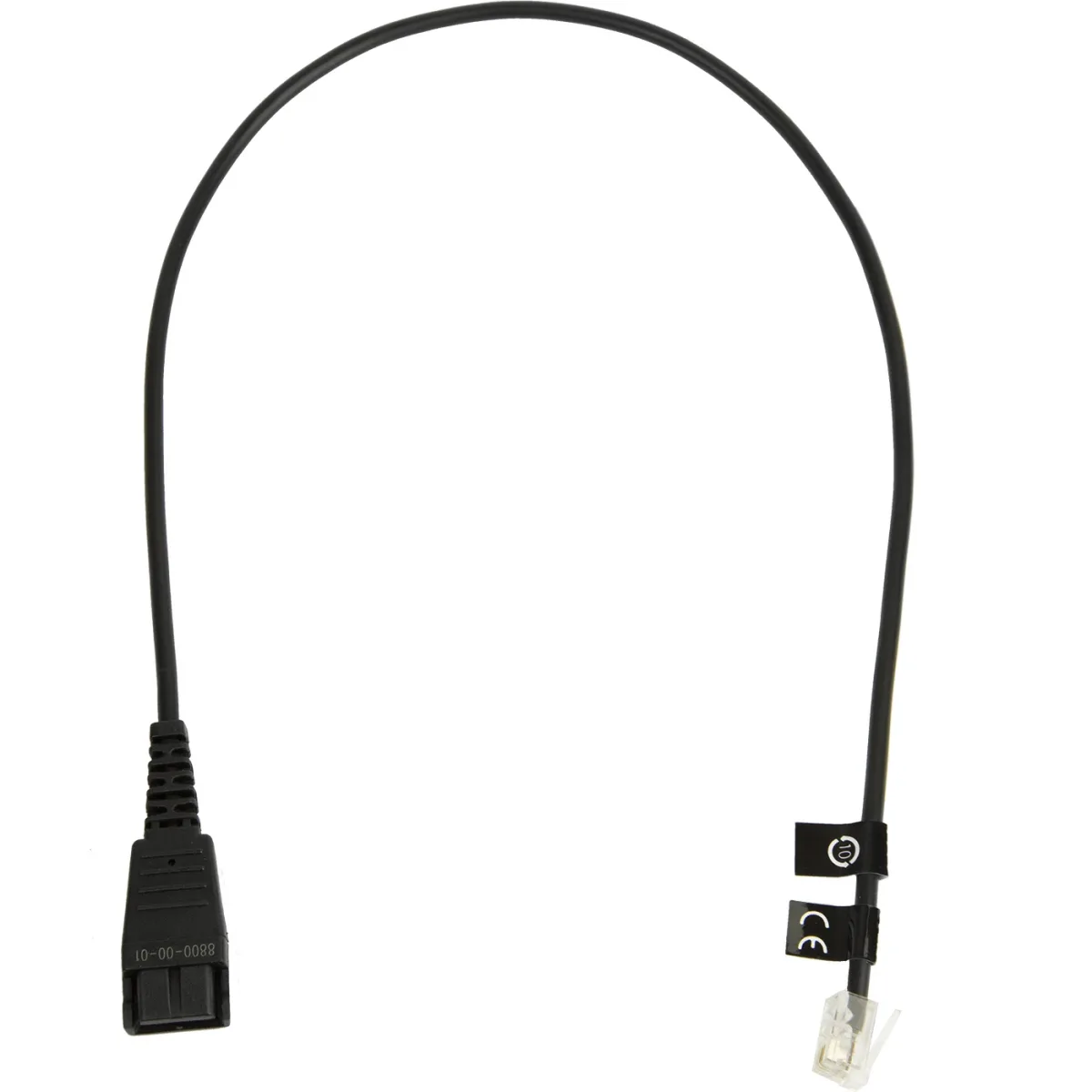 Jabra - Headset cable - RJ-10 male to Quick Disconnect male