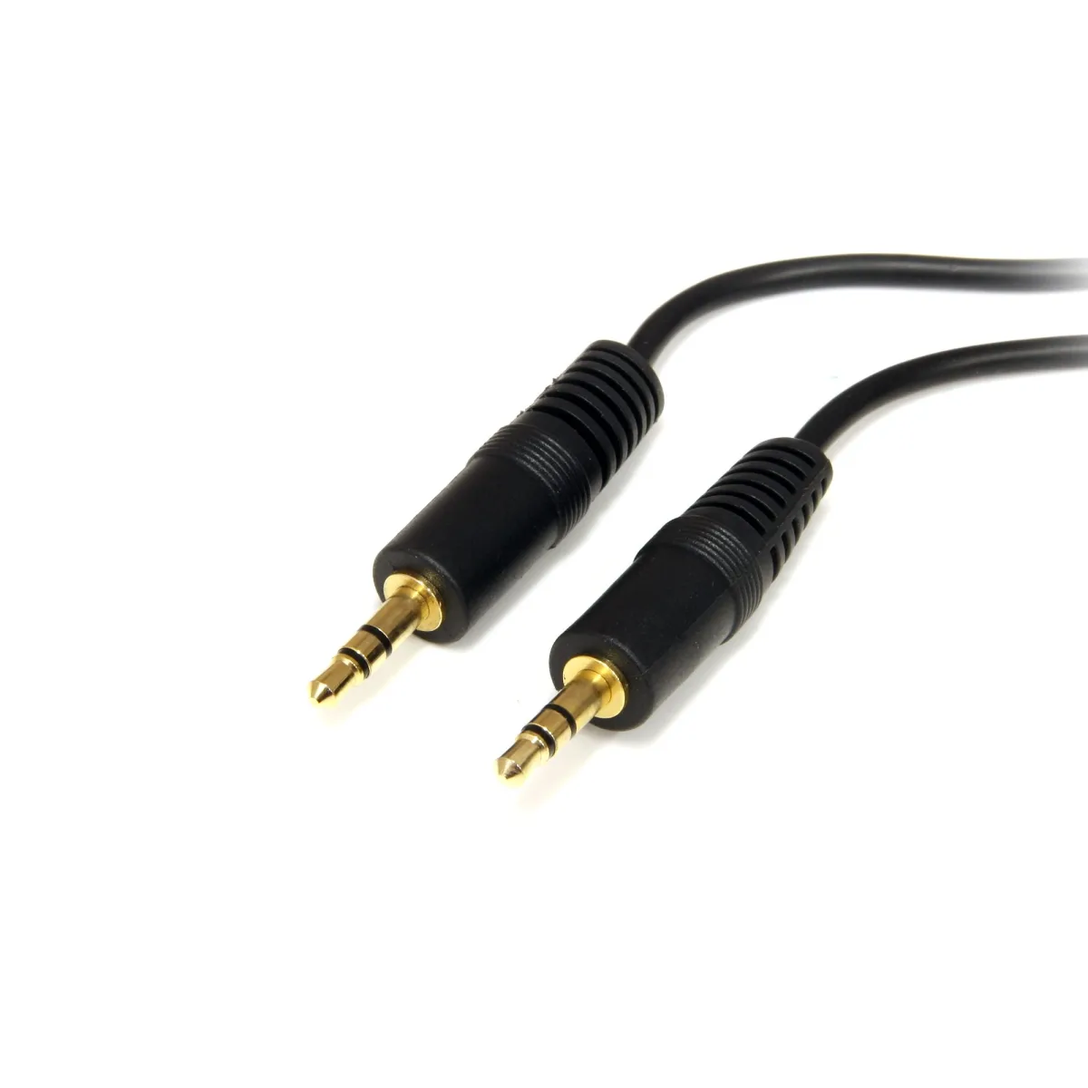 Startech 6 ft. (1.8 m) 3.5mm Audio Cable - 3.5mm Audio Cable - Gold Plated Connectors - Male/Male - Aux Cable (MU6MM)
