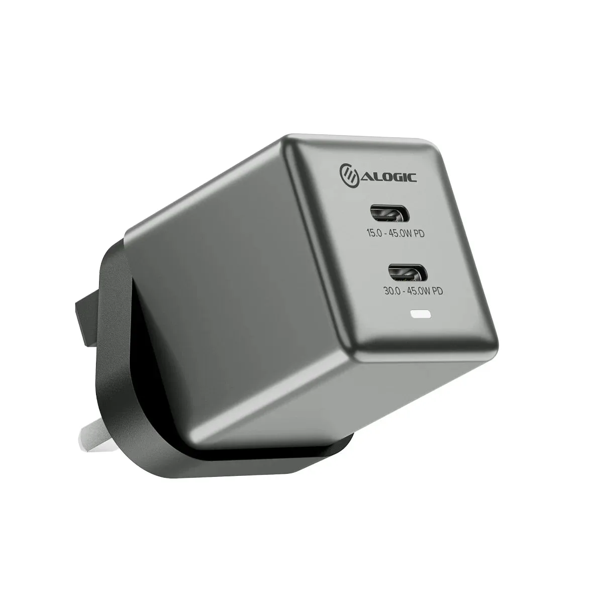 2X45 RAPID POWER 45W GAN CHARGER 2XUSBC (UK VERSION)