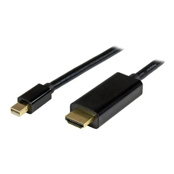Startech 6ft Mini DisplayPort to HDMI Cable - 4K 30hz Monitor Adapter Cable - mDP PC or Macbook to HDMI Display (MDP2HDMM2MB)