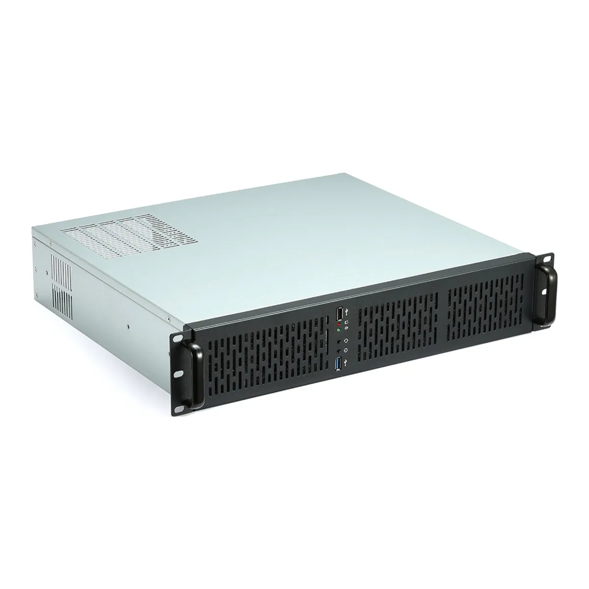 Codegen 2U400 Rackmount Server Case, 1 x USB 3.0  / 1 x USB 2.0, 380 MM Deep, 3 x 80 mm PWM Hydraulic Bearing, Micro ATX, Mini ITX Compatible
