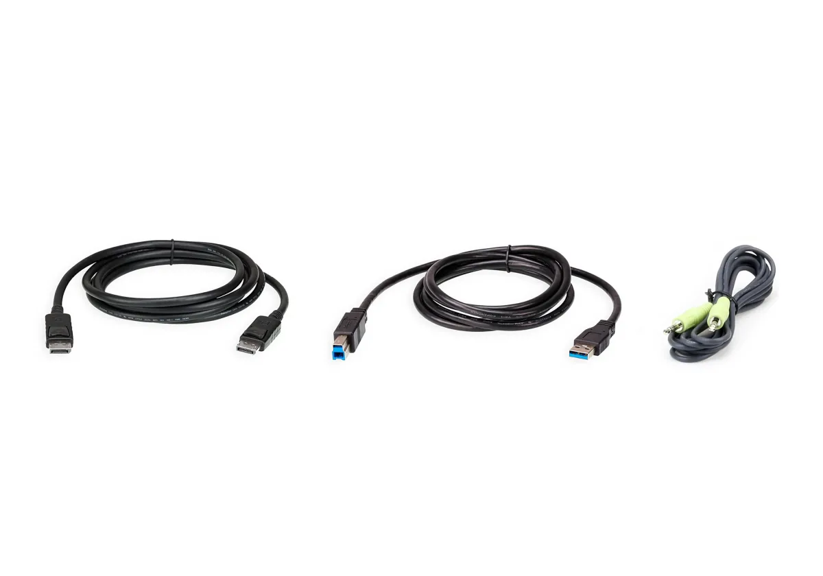 ATEN 2L-7D02UDPX3 - Keyboard / video / mouse (KVM) cable kit - 2 m - for ATEN CS19208, CS19216