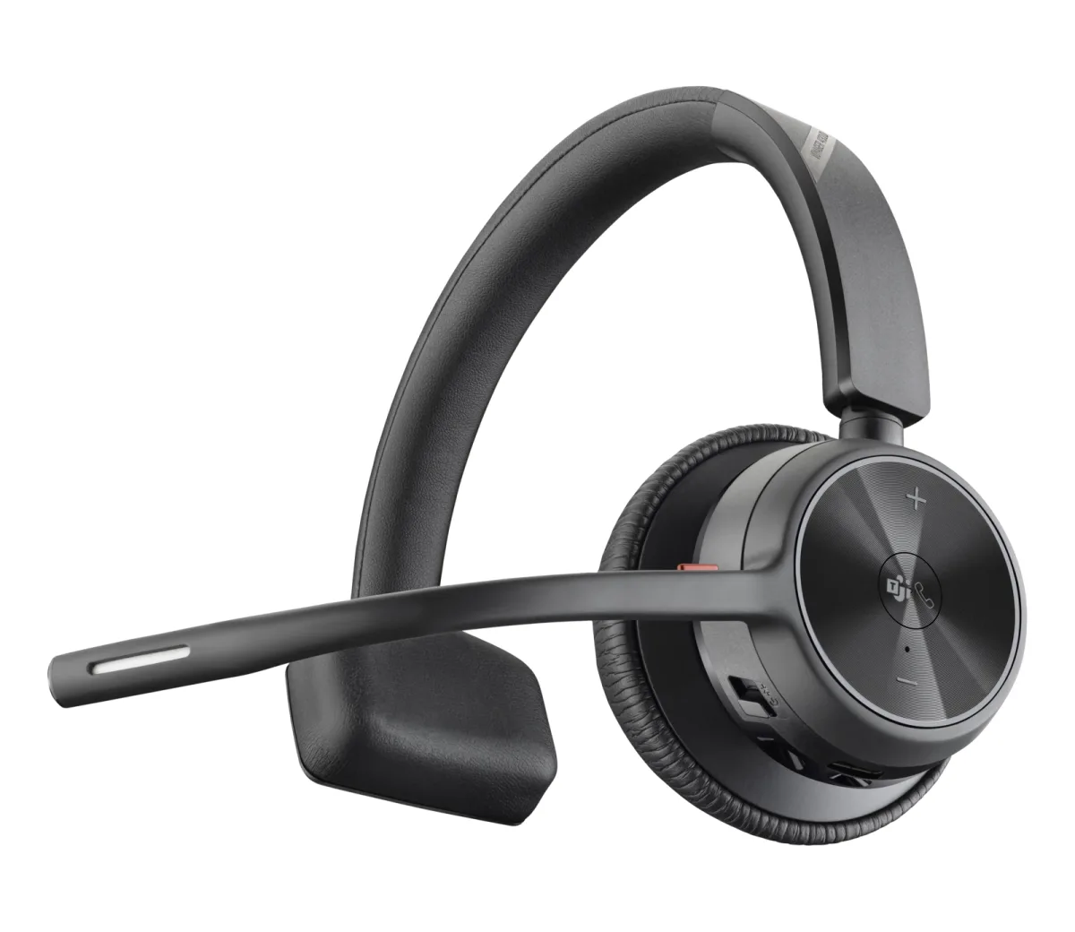 HP Poly Voyager 4310 - Voyager 4300 UC series - headset - on-ear - Bluetooth - wireless, wired - USB-C, USB-A via Bluetooth adapter - black - Certified for Microsoft Teams