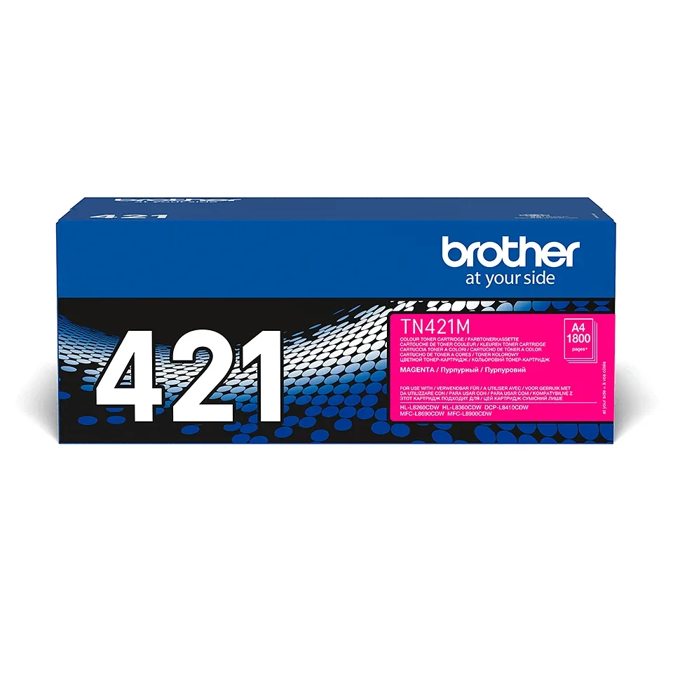 Brother TN421M - Magenta - original - toner cartridge - for Brother DCP-L8410CDW, DCP-L8410CDWT, HL-L8360CDWMT, MFC-L8690CDW