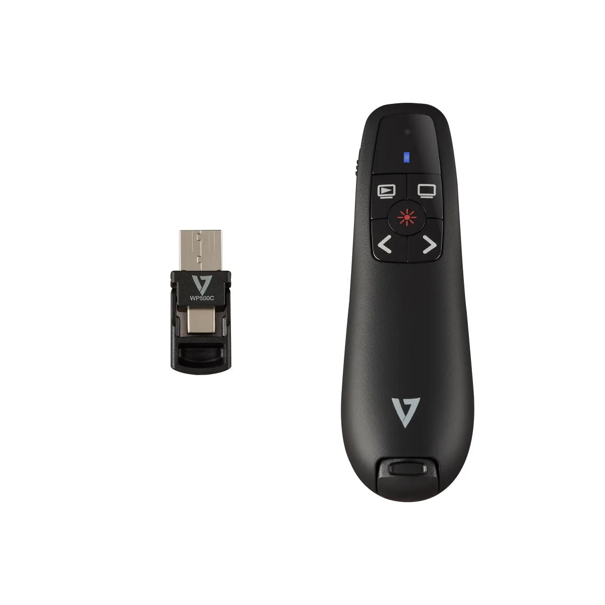 WIRELESS PRESENTER DUAL USB-C/A 2.4GHZ RF RED LASER POINTER