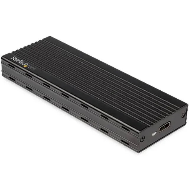 Startech USB-C (10Gbps) to M.2 NVMe SSD Enclosure - Portable M.2 PCIe Aluminum Case - 1GB/s Read & Write - Mac & PC - Storage enclosure - M.2 - M.2 Card - USB 3.1 (Gen 2) - black