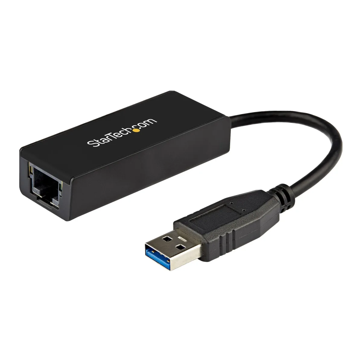 Startech USB 3.0 to Gigabit Ethernet Adapter - 10/100/1000 NIC Network Adapter - USB 3.0 Laptop to RJ45 LAN (USB31000S) - Network adapter - USB 3.0 - Gigabit Ethernet - black