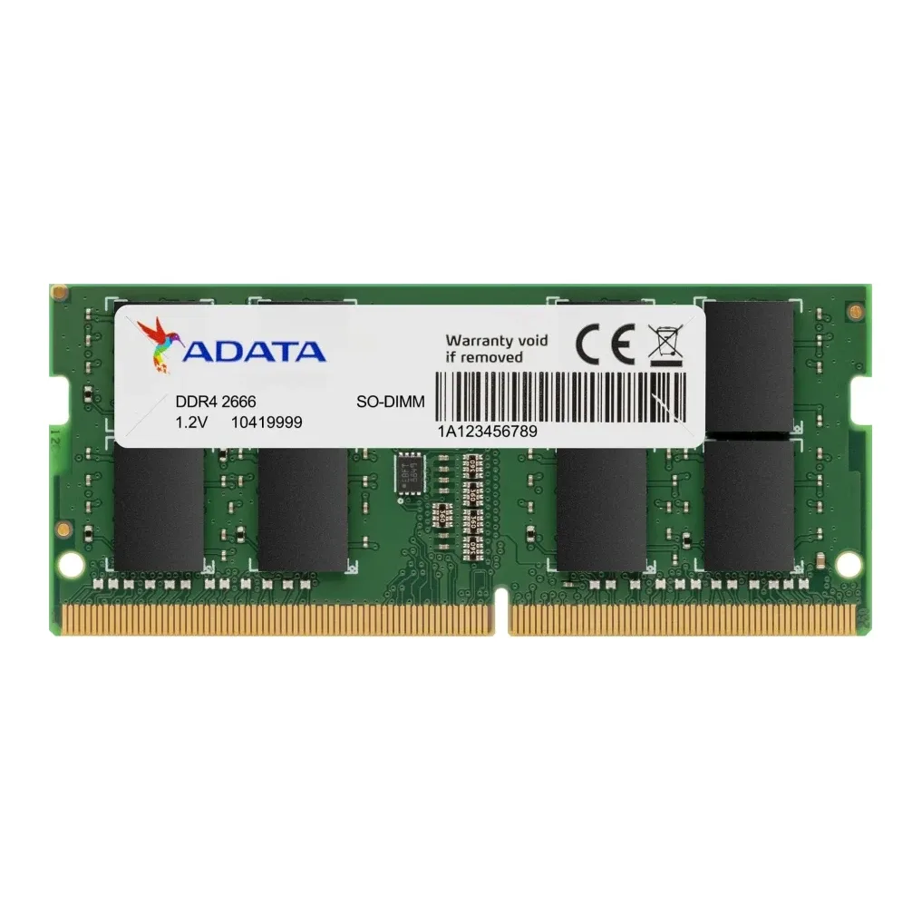 Adata Premier AD4S266616G19-SGN 16GB (1x 16GB) SODIMM System Memory, 2666MHz, DDR4, CL19