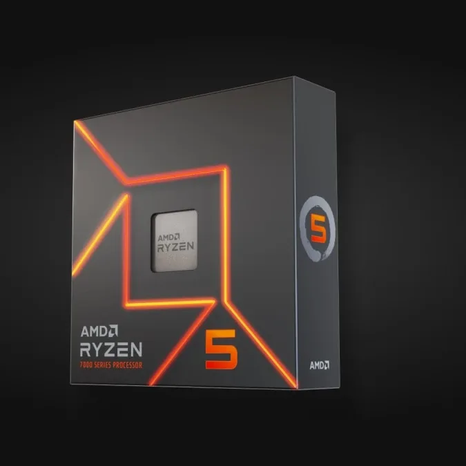AMD Ryzen 5 7600X 4.7GHz 6 Core AM5 Processor, 12 Threads, 4.7GHz up to 5.3GHz Boost, 38MB Cache,105W, No Fan, Radeon Graphics