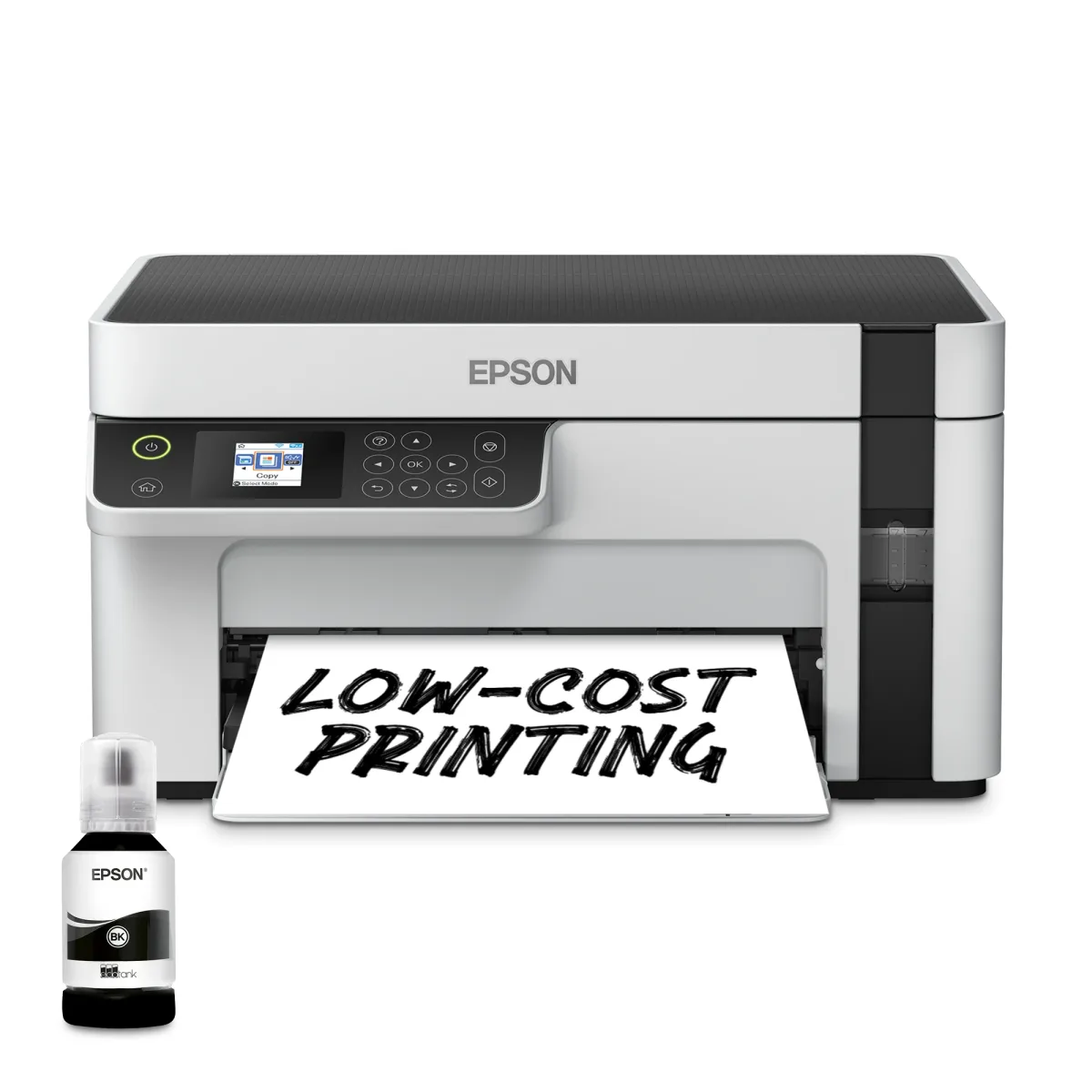 Epson EcoTank ET-M2120 ET M2120 ETM2120 2120 - Multifunction printer - B/W - ink-jet - A4/Legal (media) - up to 15 ppm (printing) - 150 sheets - USB, Wi-Fi - white