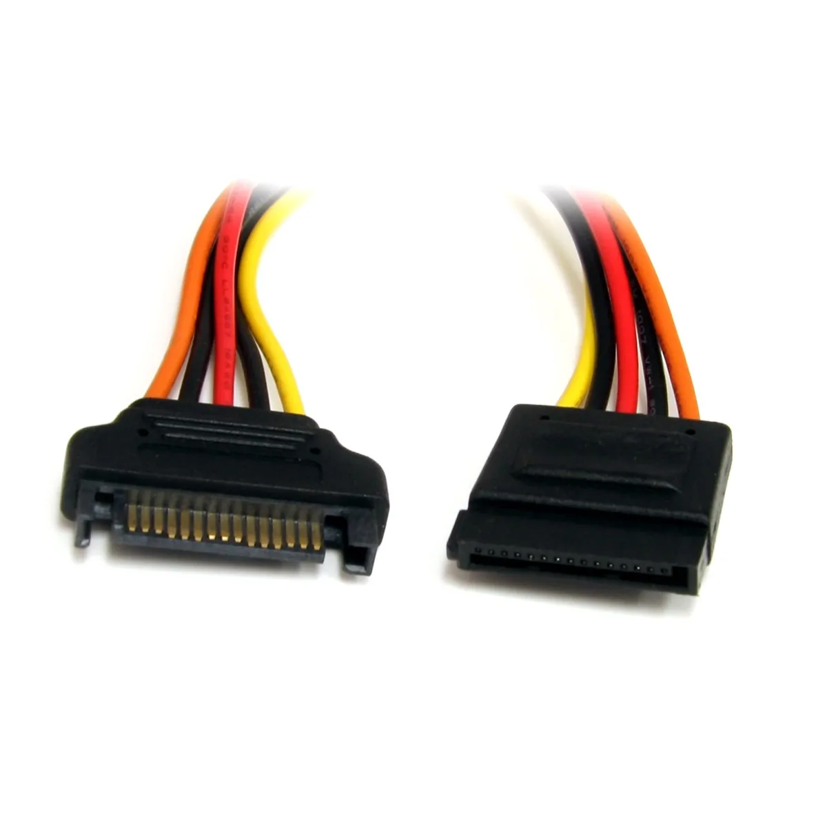 StarTech 12in 15 pin SATA Power Extension Cable - SATA Power Male to Female Extender - 12 Inch SATA Power Extension Cord - Power extension cable - SATA power (M) to SATA power (F) - 30.5 cm