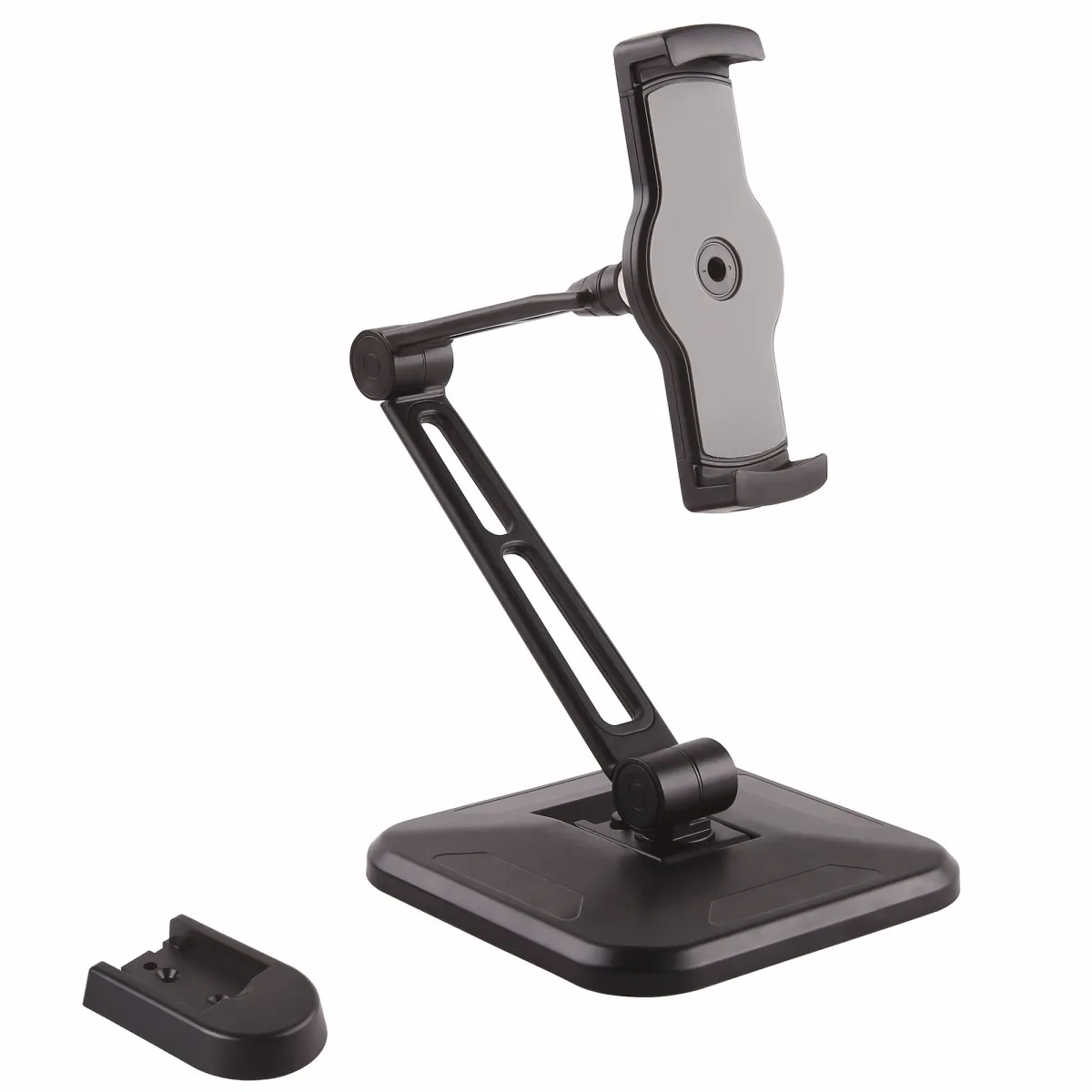Startech Universal Tablet Stand - Portable Tablet Stand w/ Optional Wallmount Base - Adjustable Pivoting Tablet Stand (ARMTBLTDT) - Mounting kit (wall plate, stand base, knob, base cover) - adjustable arm - for tablet - plastic, aluminium - screen size: 4.7"-12.9" - wall-mountable - for P/N: DK30CHPH, STSCART
