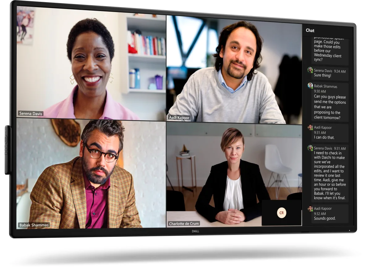 Dell P5525QC - 55" Diagonal Class LED-backlit LCD display - conference - 4K UHD (2160p) 3840 x 2160