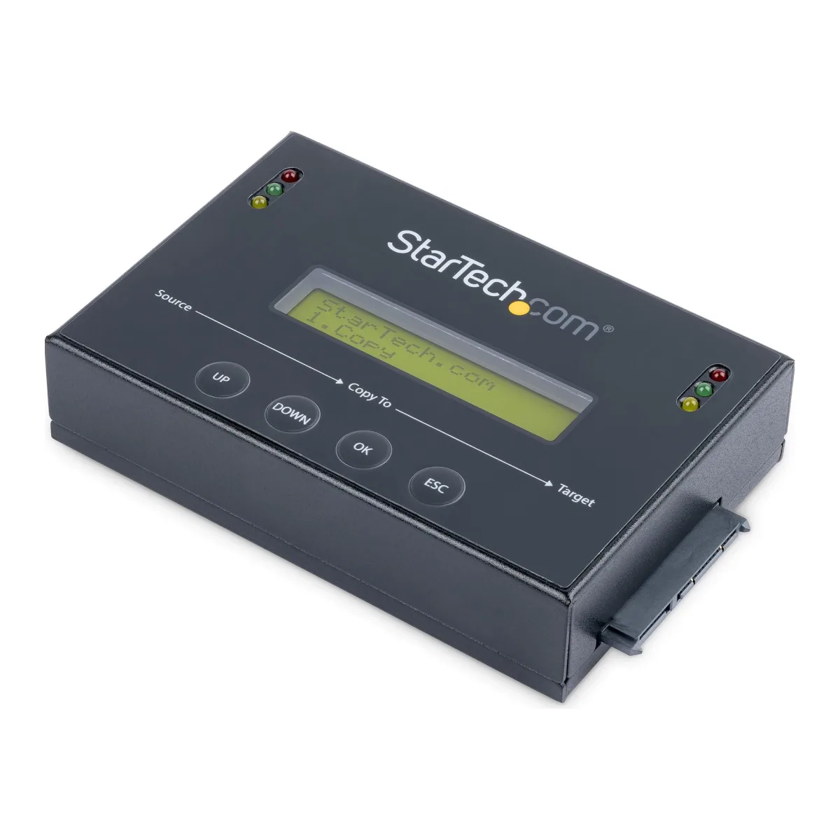 StarTech 11 Standalone Hard Drive Duplicator with Disk Image Library Manager For Backup & Restore, Store Several Images on one 2.53.5 SATA Drive, HDDSSD Cloner, No PC Required - TAA Compliant - Hard drive duplicator - 2 bays (SATA-600)