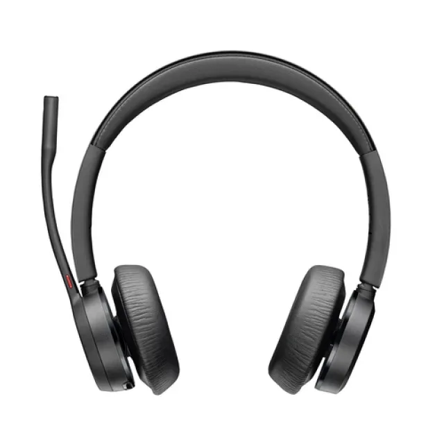 HP Poly Voyager 4320 - Voyager 4300 UC series - headset - on-ear - Bluetooth - wireless, wired - USB-A - black - Certified for Microsoft Teams, Zoom Certified