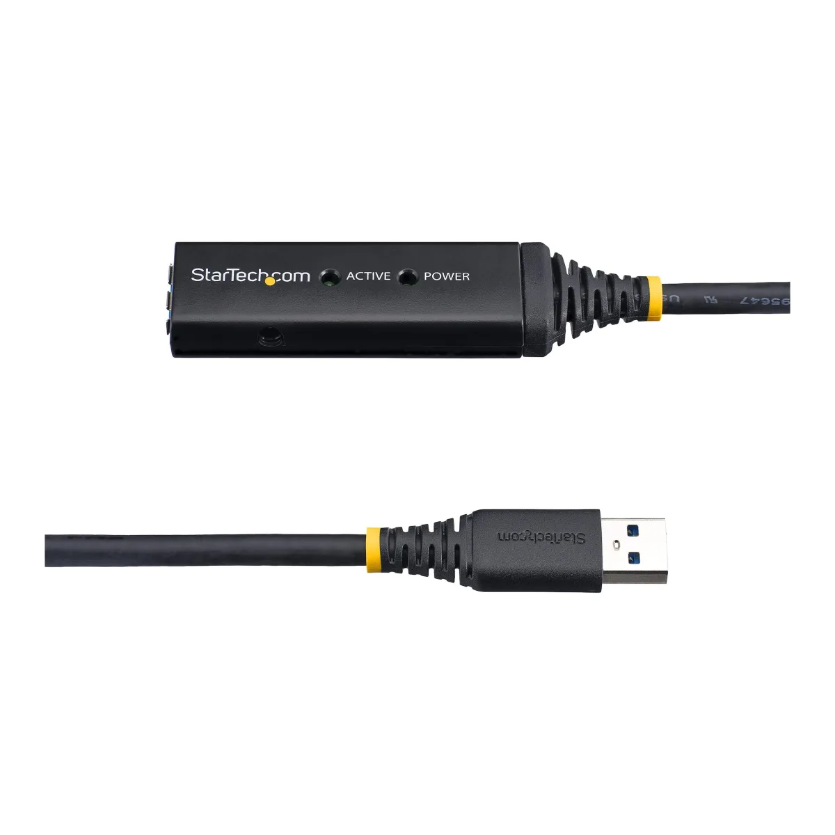 StarTech 32.8 ft Active USB 3.0 Extension Cable with AC Power Adapter - Shielded - Male to Female USB USB 3.1 Gen 1 Type A (5Gbps) Extender (USB3AAEXT10M) - USB extension cable - USB Type A (M) to USB Type A (F) - USB 3.0 - 10 m - active - black - for P/N: PEXUSB3S42V, PEXUSB3S44V, S352BU33HR, SVA5H2NEUA, USB3SAA3MBK