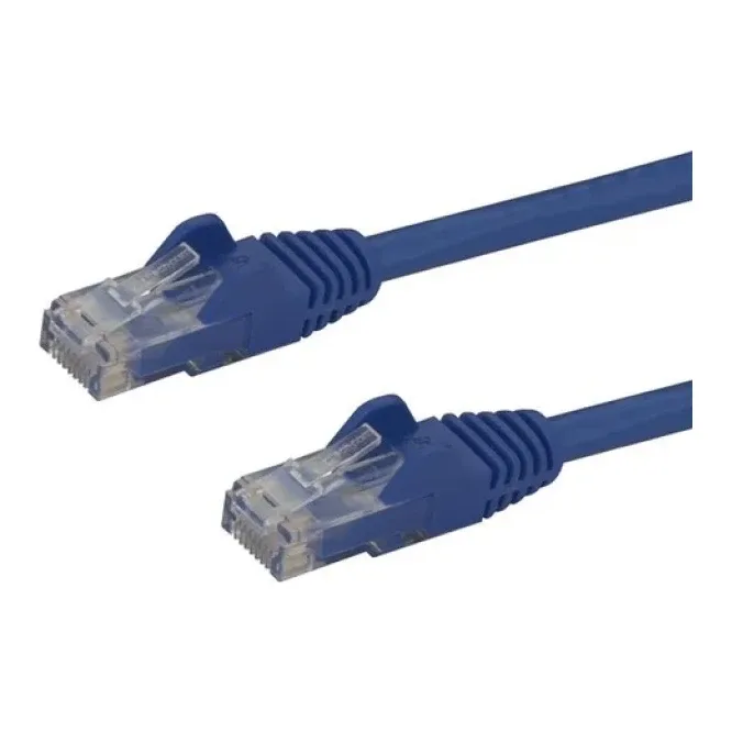 Startech 5m CAT6 Ethernet Cable, 10 Gigabit Snagless RJ45 650MHz 100W PoE Patch Cord, CAT 6 10GbE UTP Network Cable w/Strain Relief, Blue, Wiring is UL Certified/TIA - Category 6 - 24AWG (N6PATC5MBL)