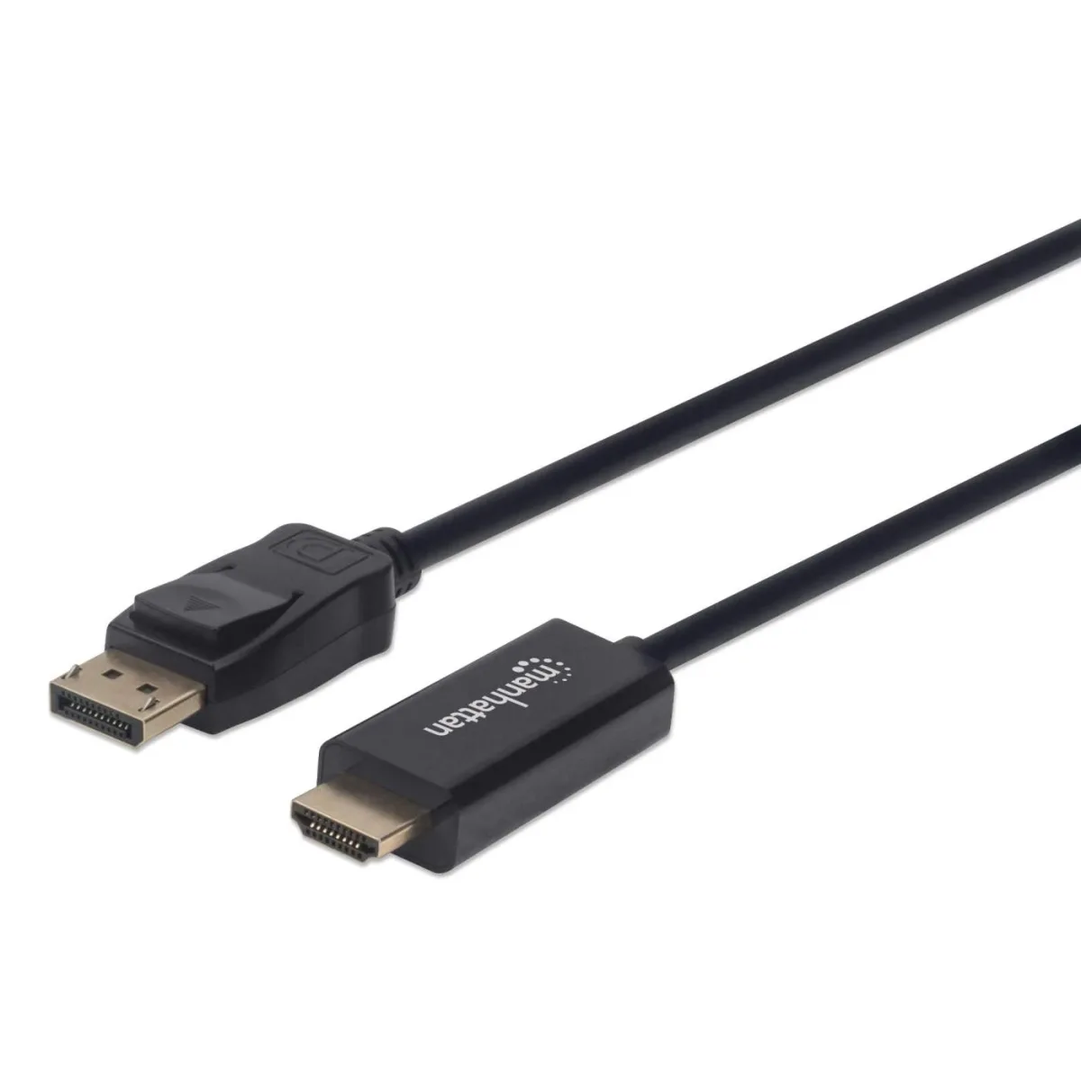 Manhattan 152662 Displayport to HDMI Cable 1M- 1080P/60HZ Male/Male Black Polyb