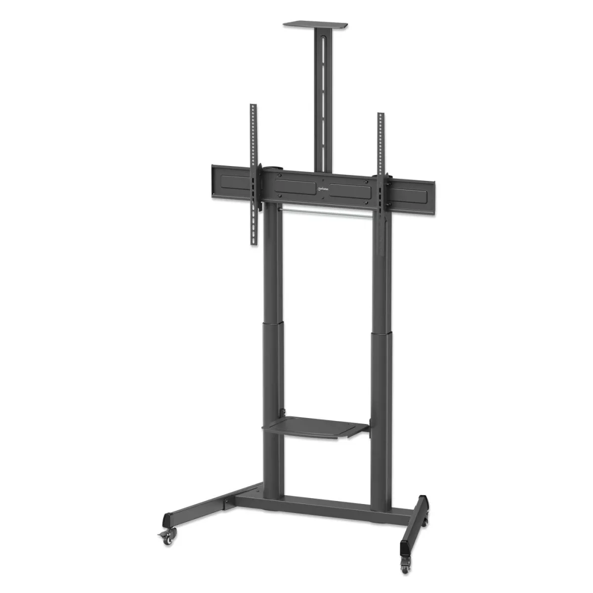 CRANK HANDLE TV/MONITOR TROLLEY -STAND 37-120IN TO 1000X600MM