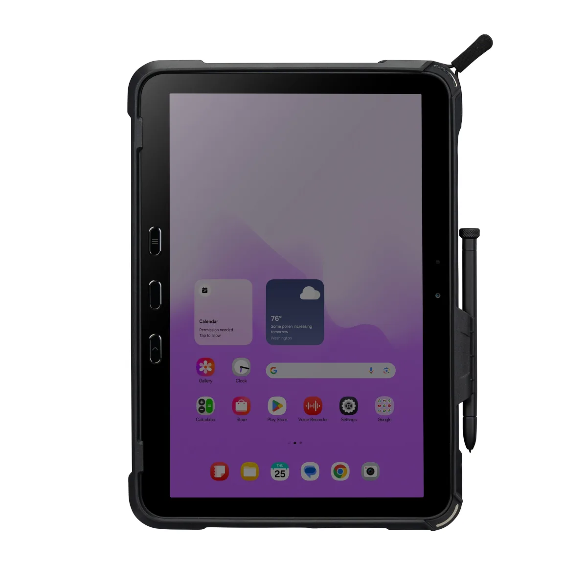 Targus Field-Ready - Protective cover for tablet - thermoplastic polyurethane (TPU), polycarbonate - black - for Samsung Galaxy Tab Active4 Pro, Tab Active5 Pro