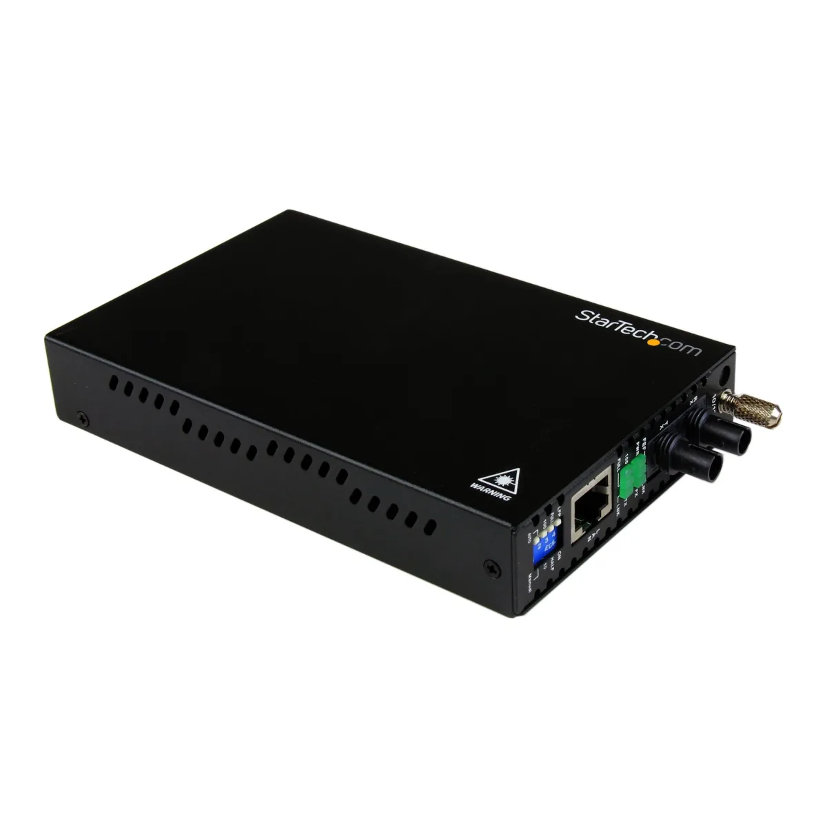 Startech 10/100 Mbps Ethernet to Fiber Optic Media Converter - Steel - Chassis Mount - ST Multimode - 1310nm - 2km (ET90110ST2) - Fibre media converter - 100Mb LAN - 10Base-T, 100Base-FX, 100Base-TX - RJ-45 / ST multi-mode - up to 2 km - 1310 nm - for P/N: ETCHS2U, SVA12M2NEUA, SVA12M5NA
