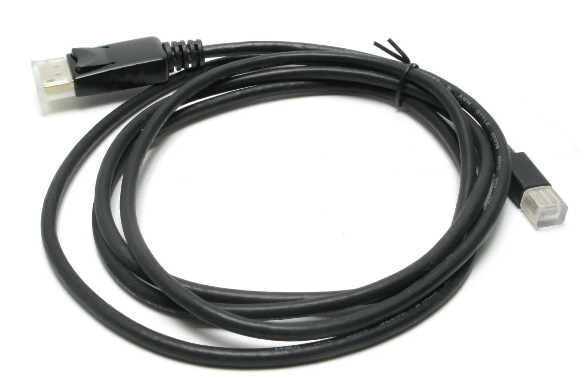 StarTech 6ft (2m) Mini DisplayPort to DisplayPort 1.2 Cable, 4K x 2K UHD Mini DisplayPort to DisplayPort Adapter Cable, Mini DP to DP Cable for Monitor, mDP to DP Converter Cord - Latching DP Connector - DisplayPort cable - Mini DisplayPort (M) to DisplayPort (M) - 1.8 m - latched - black - for P/N: CDP2DP14B, CDP2MDPEC, CDP2MDPFC, CDPVDHDMDP2G, CDPVDHDMDPRG, CDPVDHMDPDP