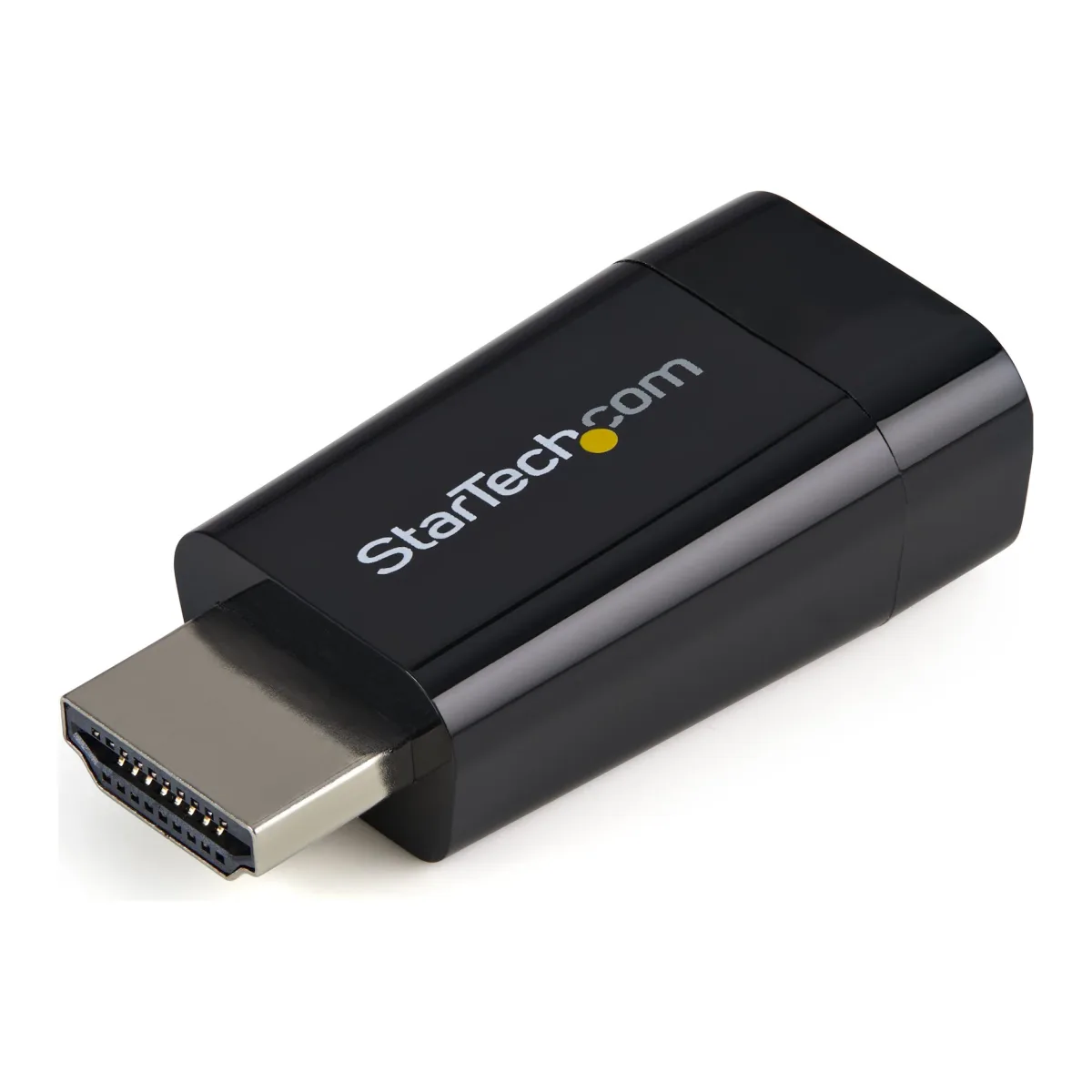Startech Compact HDMI to VGA Adapter Converter - Ideal for Chromebooks Ultrabooks & Laptops - 1920x1200/1080p - Adapter - HDMI male to HD-15 (VGA) female - 4.5 cm - black - active - for P/N: DKT30CSDHPD3, SV211HDUC, SV221HUC4K