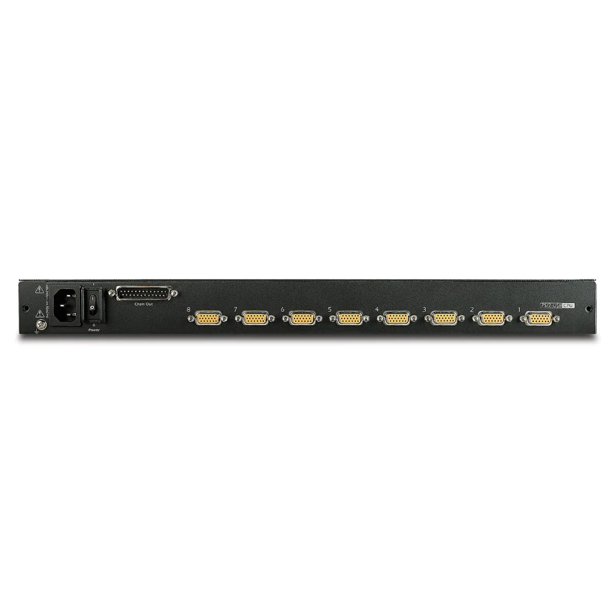 APC AP5808 17 Rack LCD Console 8 Port Integrated Analog KVM Switch