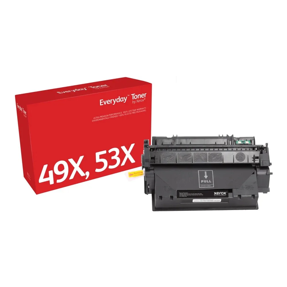 Xerox 006R03666 High Yield Black Toner Cartridge Like Hp 49X / 53X for