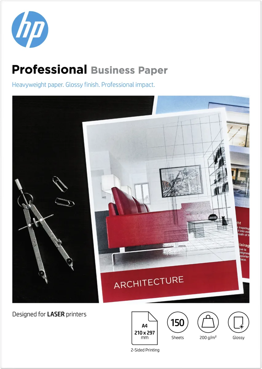 HP PROF GLS LJ A4 200G 150SH FSC PAPER