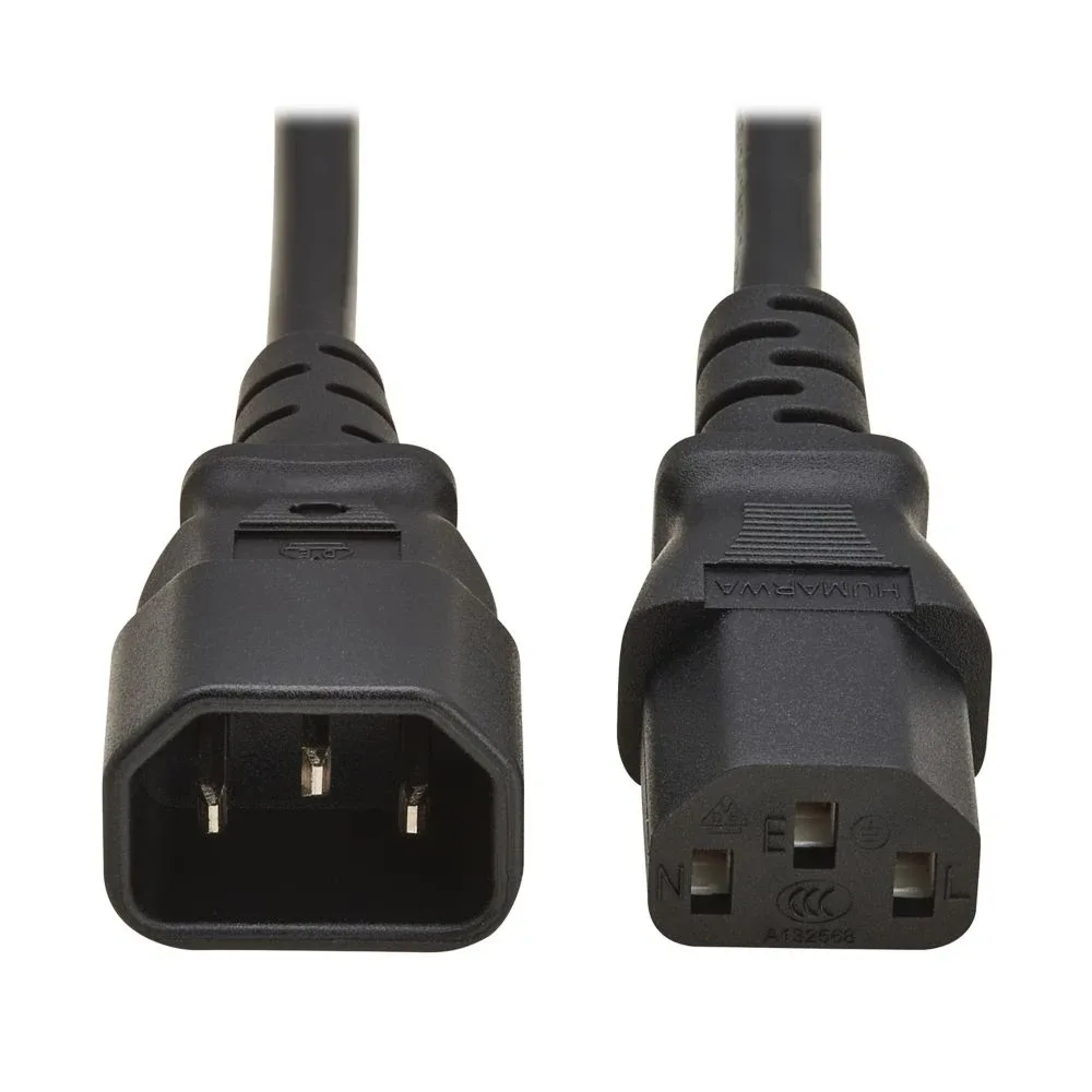 Eaton Tripp Lite Series PDU Power Cord, C13 to C14 - 10A, 250V, H05VV-F, 2 m (6.6 ft.), Black - Power cable - power IEC 60320 C13 to IEC 60320 C14 - AC 250 V - 10 A - 2 m - black - Europe