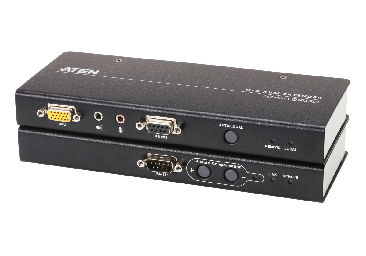 ATEN CE 750A - KVM / audio / serial extender - USB - up to 200 m