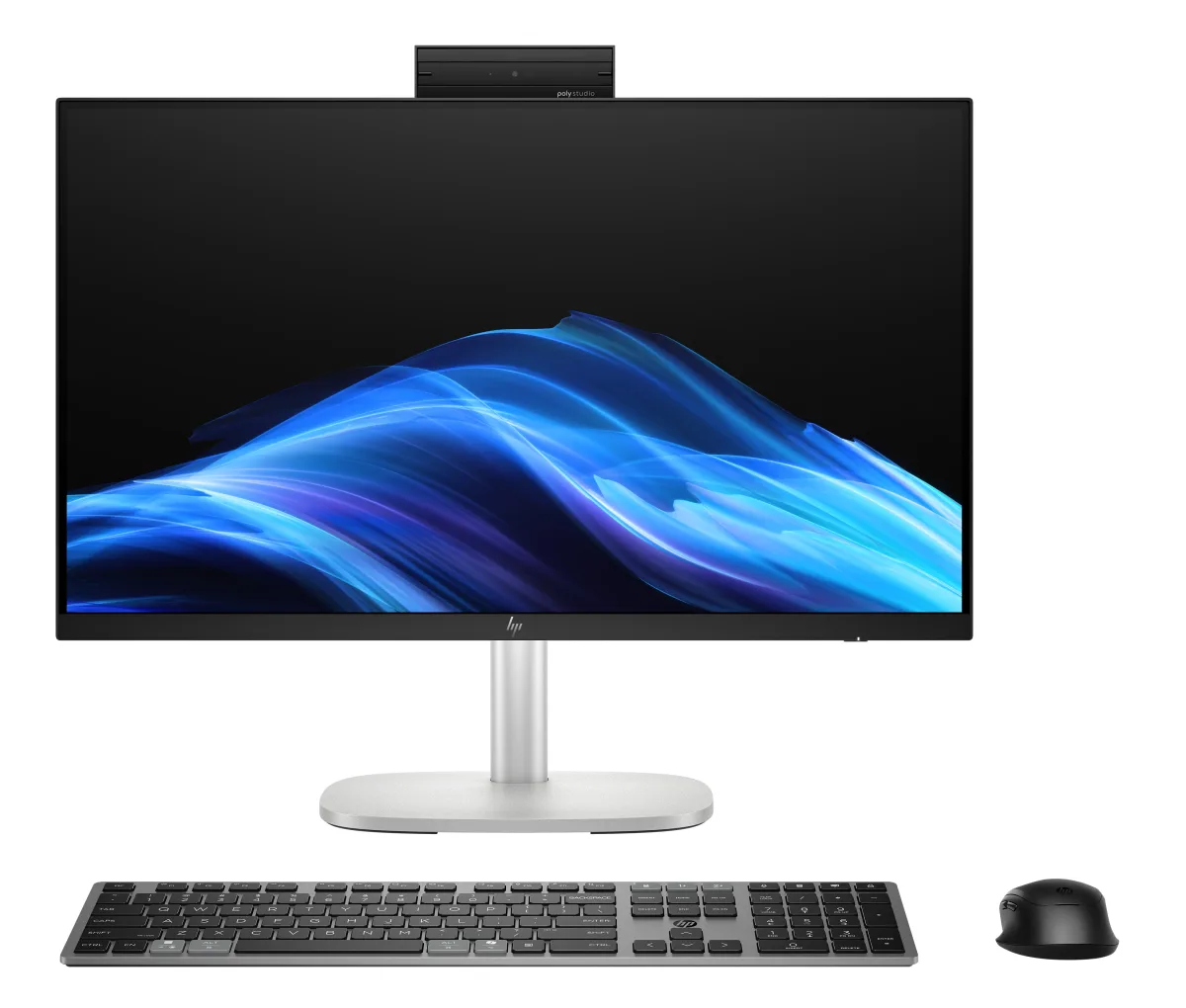 HP EliteStudio 8 G1i AI - AI PC - all-in-one Core Ultra 5 235 / up to 5 GHz - RAM 16 GB - SSD 512 GB - NVMe, Performance - Intel Graphics - Gigabit Ethernet, IEEE 802.11ax (Wi-Fi 6), Bluetooth 5.4, IEEE 802.11be (Wi-Fi 7) - Win 10 Pro - monitor: LED 23.8" 1920 x 1080 (Full HD) @ 75 Hz touchscreen - keyboard: UK - pike silver - with HP Wolf Pro Security Edition (1 year)