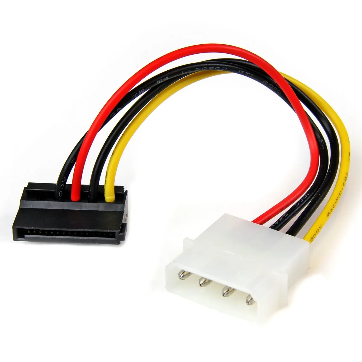 StarTech 6in 4 Pin LP4 to Left Angle SATA Power Cable Adapter - LP4 to SATA Power Adapter (SATAPOWADPL)