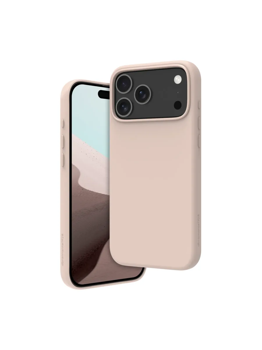 dbramante1928 Roskilde - Protective cover for mobile phone - MagSafe compatibility - ICON - pink sand - for Apple iPhone 17 Pro Max, 18 Pro Max