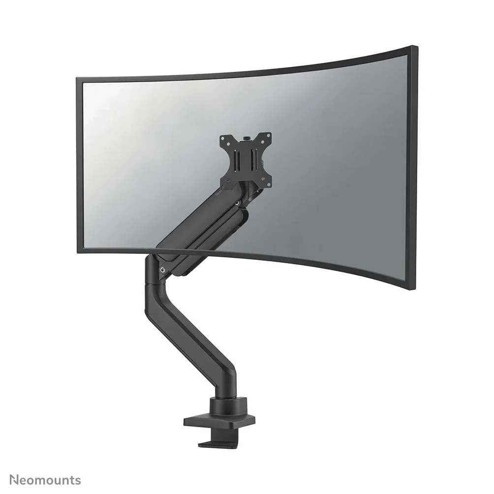 Neomounts DS70PLUS-450BL1 - Mounting kit (desk mounting arm) - full-motion - for curved LCD display - steel - black - screen size: 17"-49