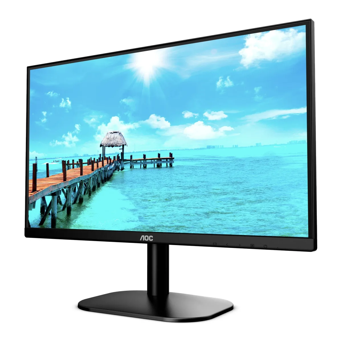 AOC 22B2H/EU - LED monitor - 22" (21.5" viewable) - 1920 x 1080 Full HD (1080p) @ 75 Hz - VA - 200 cd/m² - 3000:1 - 4 ms - HDMI, VGA - black