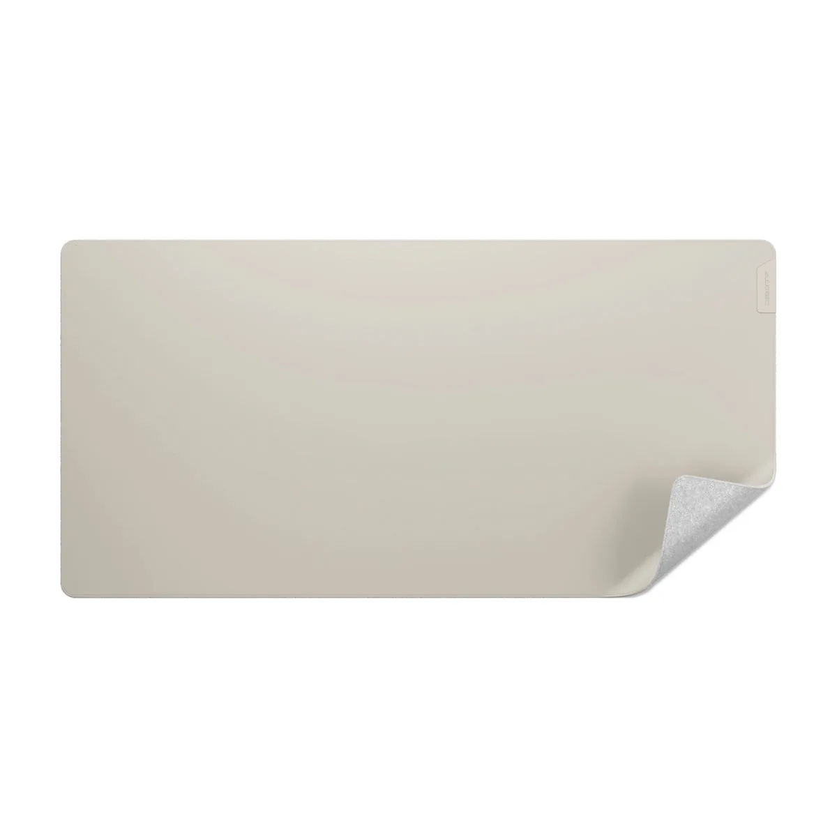 DUO REVERSIBLE DESK MAT WITH PREMIUM FELT LIGHT GREY/VANILLA